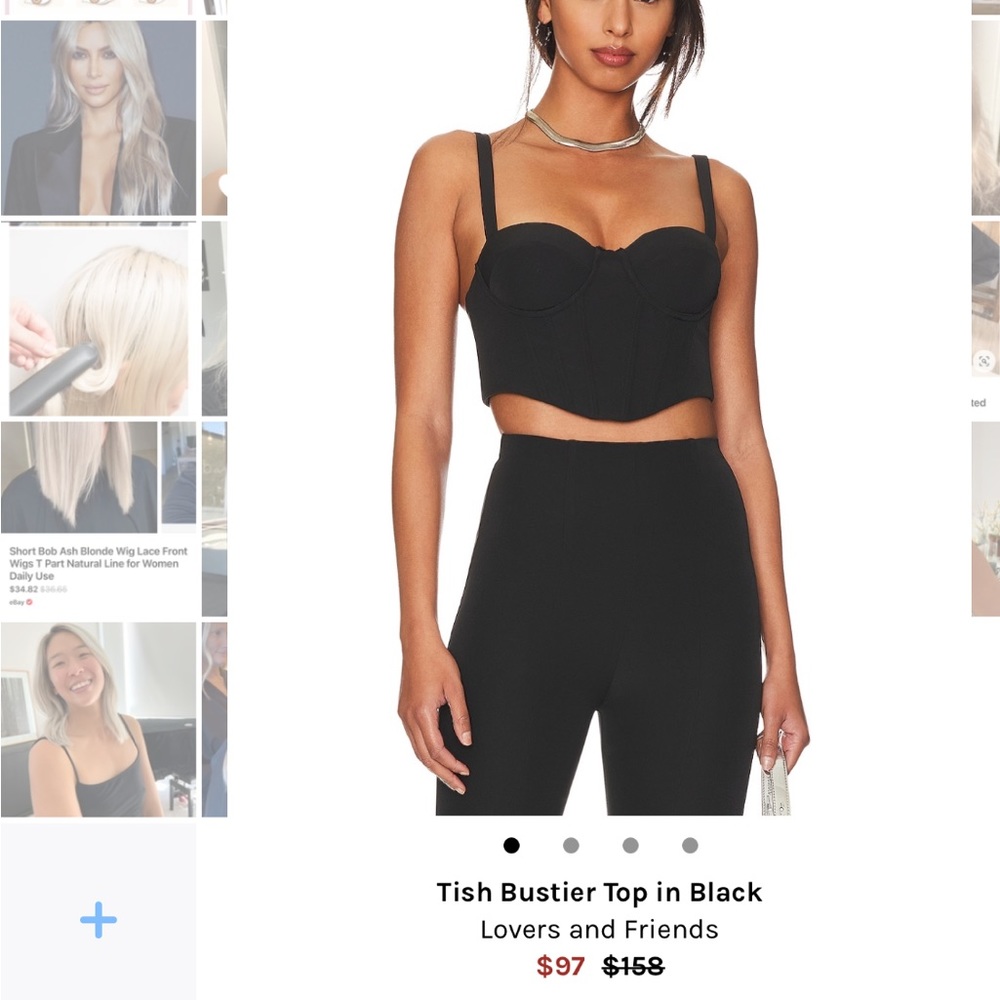 Tish bustier top in black - Revolve & Lovers & Friends - Picture 5 of 5